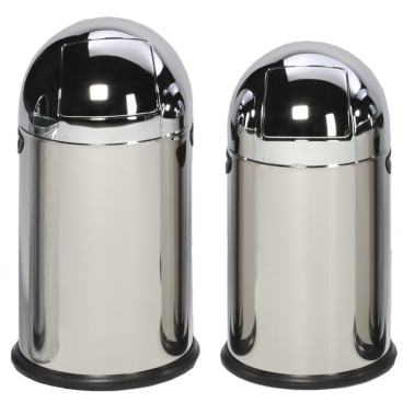 VAR Abfallsammler 52 Liter ohne Pedal Farbe: silber - Bild-Darstellung des Produktes 1