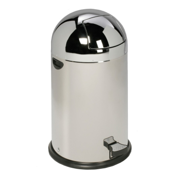 VAR Abfallsammler, mit Pedal, 52 Liter Farbe: silber - Bild-Darstellung des Produktes 1