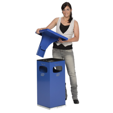 VAR Kombiascher B 32 Farbe: enzianblau - Bild-Darstellung des Produktes 1