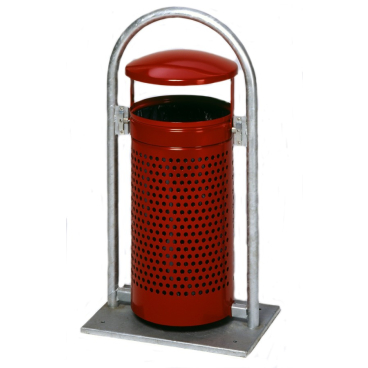 VAR Rohrbogenständer RB 001 Kopfteil: purpurrot, Korpus: purpurrot - Bild-Darstellung des Produktes 1