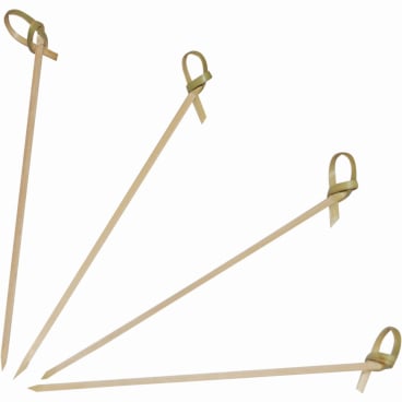 NATURESTAR® Loop Bio Bambus-Fingerfoodspieß 3mm Durchmesser, 9 cm lang - Bild-Darstellung des Produktes 1