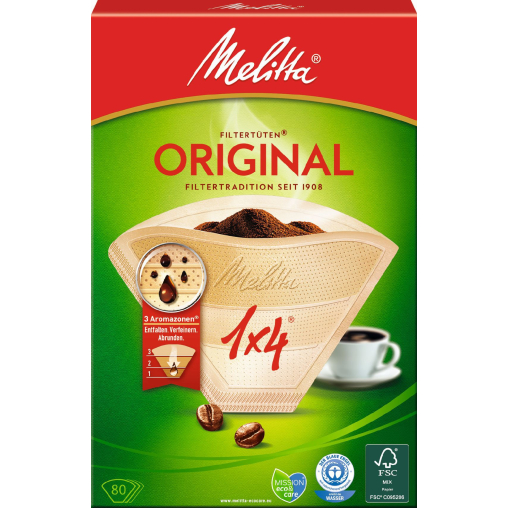 Melitta® Filtertüten 1x4/80 AROMA