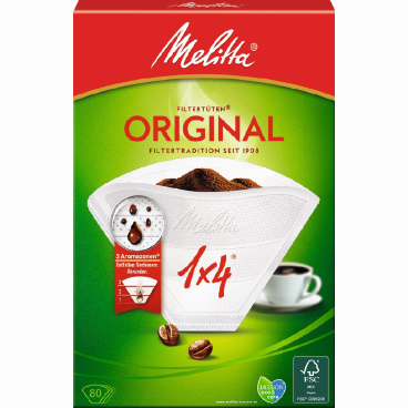 Melitta® Filtertüten 1x4/80 AROMA 1 Packung = 80 Stück - Bild-Darstellung des Produktes 1