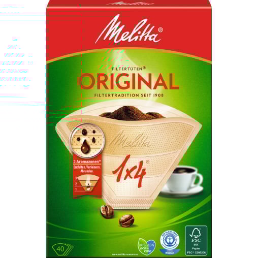 Melitta® Filtertüten 1x4/40 AROMA
