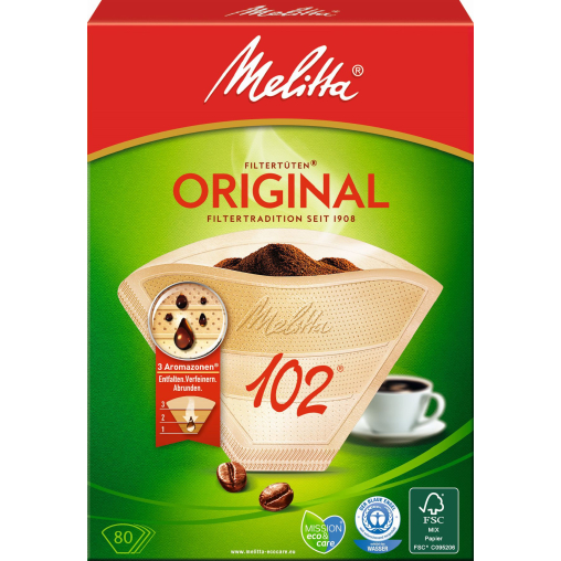 Melitta® Filtertüten 102/80 AROMA