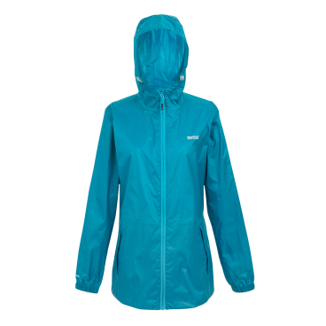 Regatta Damen Regenjacke Pk It Jkt III mit Kapuze, wasserfest - Pfauenblau 36 DE - Bild-Darstellung des Produktes 1