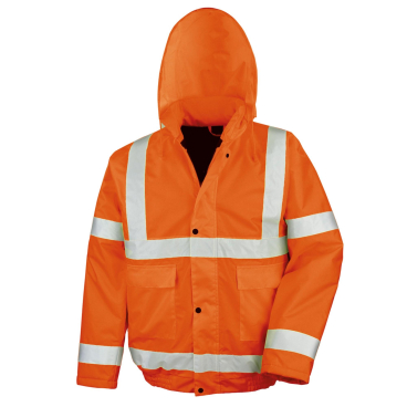SAFE-GUARD by Result - Blousonjacke Signalkleidung für Herren - Winter - Orange S - Bild-Darstellung des Produktes 1