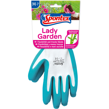 Spontex Lady Garden Handschuh 1 Paar, Größe 7-7,5 (farbig sortiert) - Bild-Darstellung des Produktes 1