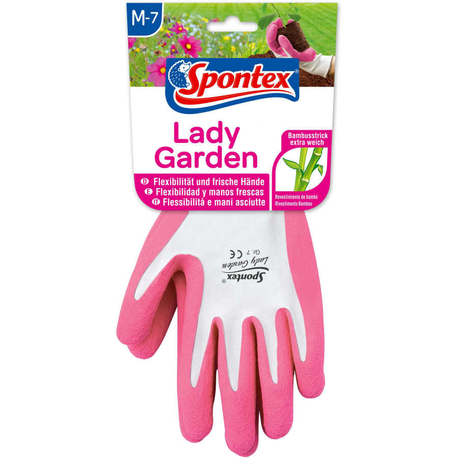 Spontex Lady Garden Handschuh 1 Paar Grosse 7 7 5 Farbig