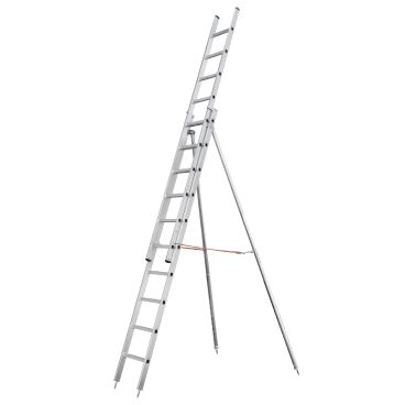 Siedra Obstbaumschiebeleiter mit ausziehbaren Stützen 2x16 Sprossen 1 Stück - Bild-Darstellung des Produktes 1