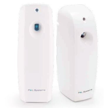 P+L Systems Washroom Duftspender LED, automatisch 3 Zeitintervalle einstellbar, weiß - Bild-Darstellung des Produktes 1