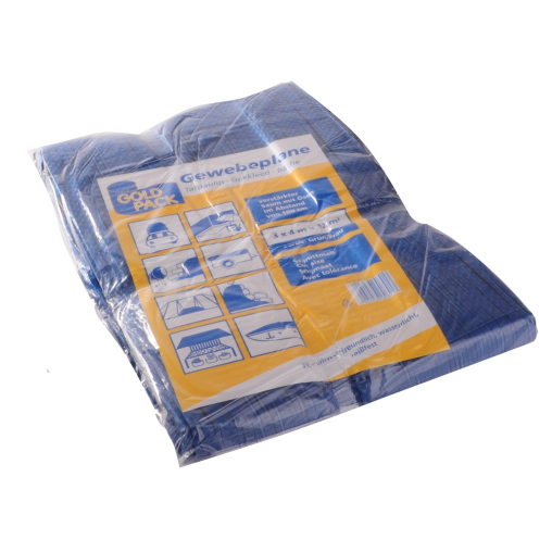 GOLDPACK LDPE Gewebeplane, grün/blau