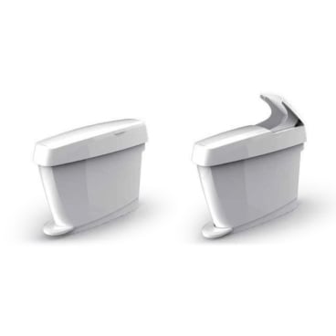 P+L Systems Washroom Damenhygienebehälter 15 Liter, weiß - Bild-Darstellung des Produktes 1