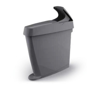 P+L Systems Washroom Damenhygienebehälter 20 Liter, grau - Bild-Darstellung des Produktes 1