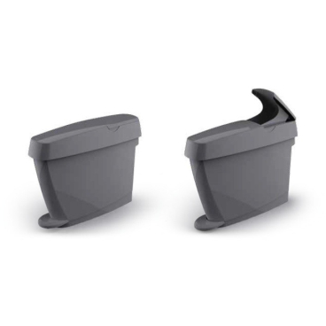 P+L Systems Washroom Damenhygienebehälter 15 Liter, grau - Bild-Darstellung des Produktes 1