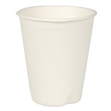 Papstar Pure Trinkbecher für Heißgetränke, Zuckerrohr, 0,2 Liter 1 Packung = 12 Stück - Bild-Darstellung des Produktes 1