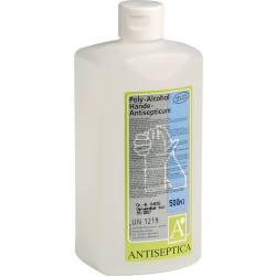 Antiseptica Dr. Hans-Joachim Molitor GmbH Antiseptica Poly-Alcohol Hände-Antisepticum, Desinfektionsmittel für Euro-Spender, 500 ml - Flasche 903103600