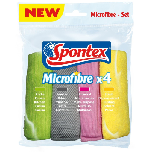 Spontex Microfibre-Set 4er