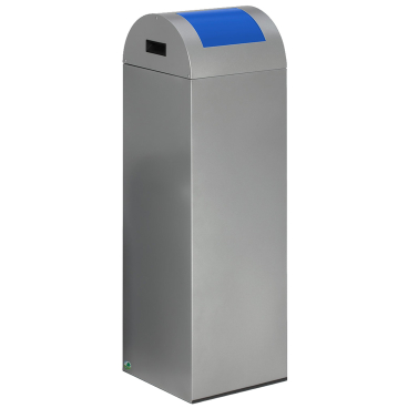 VAR Wertstoffsammler WSG 85R, 89 Liter Einwurfklappe: blau - Bild-Darstellung des Produktes 1