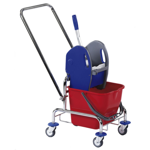 Floorstar Einfachfahrwagen 17 l, verchromt
