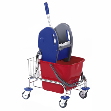 Floorstar Einfachfahrwagen mit Korb 17 l SOLID, verchromt EFA 20 K - Bild-Darstellung des Produktes 1