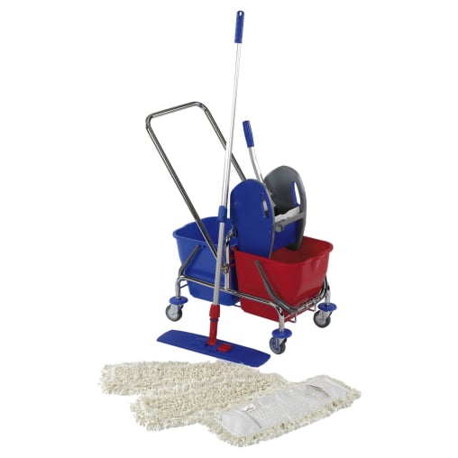Floorstar Doppelfahrwagen Cleaning Kit S SOLID 2 x 17 l