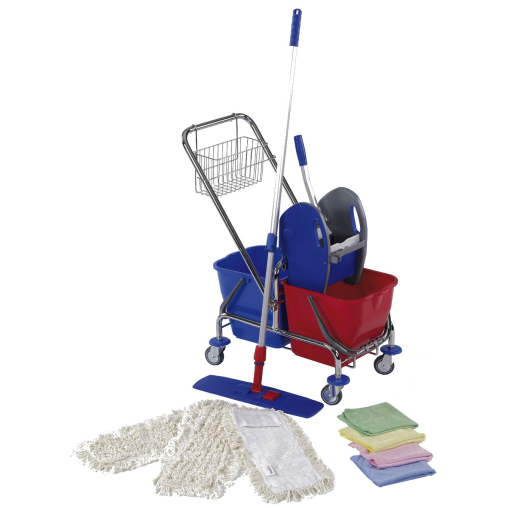 Floorstar Doppelfahrwagen Cleaning Kit M SOLID 2 x 17 l