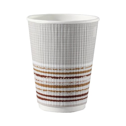 DUNI Coffee to GO-Becher "Triple Wall Striped"