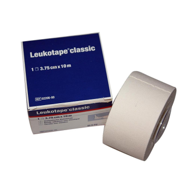 BSN Leukotape classic Klebebinde 1 Rolle 10 m x 3,75 cm BSN Leukotape classic Klebebinde 1 Rolle 10 m x 3,75 cm - Bild-Darstellung des Produktes 1