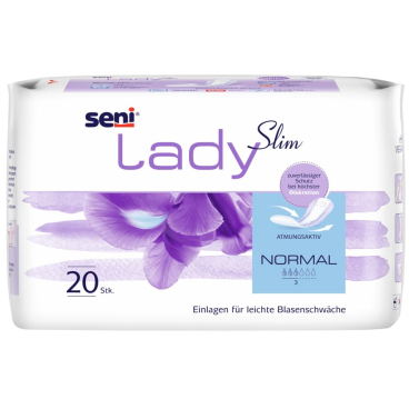 TZMO Seni Lady Slim Normal Slipeinlagen 18 x 20 Stück TZMO Seni Lady Slim Normal Slipeinlagen 18 x 20 Stück - Bild-Darstellung des Produktes 1