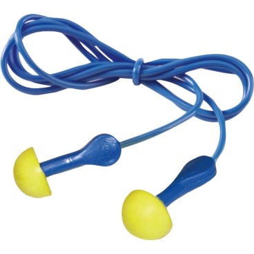 3M EAR Express Gehörschutzstöpsel, 28 dB, mit Kordel 1 Box = 100 Paar, mit Band - Bild-Darstellung des Produktes 1