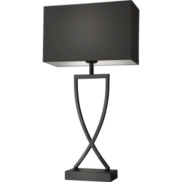 Villeroy & Boch TOULOUSE Tischleuchte klein Schirm 27 x 12 cm - Höhe 52 cm - schwarzSchirm 27 x 12 cm - Höhe 52 cm - schwarz schwarz-Schirm 27 x 12 cm - Höhe 52 cm - Bild-Darstellung des Produktes 1