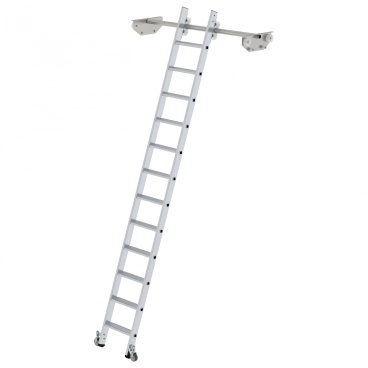 MUNK Aluminium-Regalleiter für Doppelregal 12 Stufen 1 Stück - Bild-Darstellung des Produktes 1