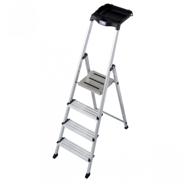 Krause Secury Stufenstehleiter 4 Stufen 1 Stück - Bild-Darstellung des Produktes 1