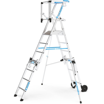 Zarges Teleskop Plattformleiter ZAP MASTERFLEX S 7-9 Sprossen 1 Stück - Bild-Darstellung des Produktes 1