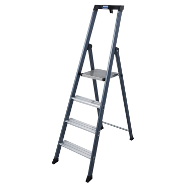 Krause SePro S Stufenstehleiter eloxiert 4 Stufen 1 Stück - Bild-Darstellung des Produktes 1