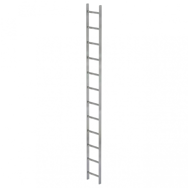 MUNK Schachtleiter Stahl verzinkt 300mm breit 12 Sprossen 3,36m lang 1 Stück - Bild-Darstellung des Produktes 1