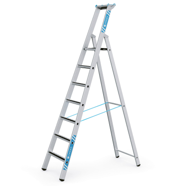 Zarges gebördelte Stufen-Stehleiter R13step S 7 Stufen 1 Stück - Bild-Darstellung des Produktes 1