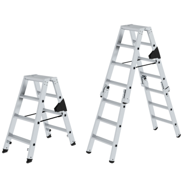 Munk Stufen Stehleiter beidseitig begehbar steckbar 2x4 Stufen 1 Stück - Bild-Darstellung des Produktes 1