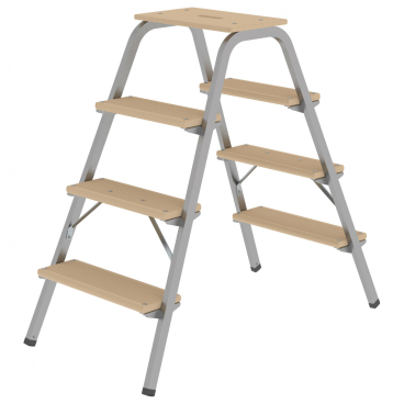 MUNK Stahl-Holz-Tritt 4 Stufen 1 Stück - Bild-Darstellung des Produktes 1