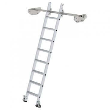 MUNK Aluminium-Regalleiter für Doppelregal 8 Stufen 1 Stück - Bild-Darstellung des Produktes 1