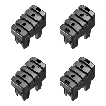 Hailo Fuß-Set 4 Stück für Steig- & Stützholm von Haushaltsleitern 35x20mm Holm (ab Bj. 01/2015) 1 Stück - Bild-Darstellung des Produktes 1