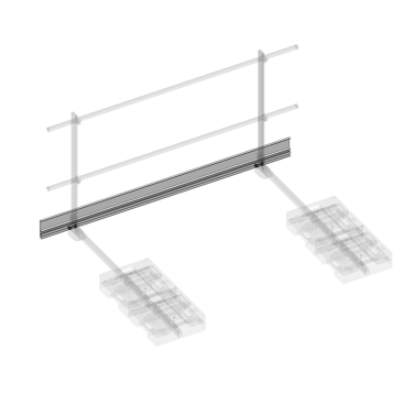 MUNK Fußleiste 2m für Ausstiegsgeländer seitlich 1 Stück - Bild-Darstellung des Produktes 1