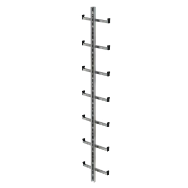 MUNK Einholmleiter Stahl verzinkt Länge 1,96m 1 Stück - Bild-Darstellung des Produktes 1