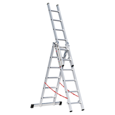 Euroline Premium 307 Mehrzweckleiter 3x6 Sprossen 1 Stück - Bild-Darstellung des Produktes 1