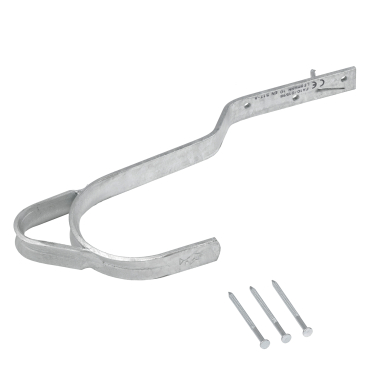 Hymer Sicherheits-Dachhaken Typ A Stahl verzinkt für Ziegel, Pfannen und sonstige Bedachungen 1 Stück - Bild-Darstellung des Produktes 1