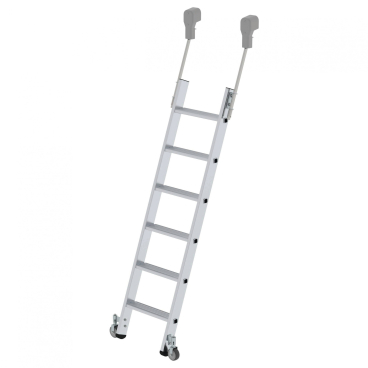 MUNK Aluminium-Regalleiter fahrbar 6 Stufen 1 Stück - Bild-Darstellung des Produktes 1