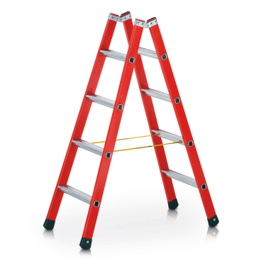 Zarges Breitsprossen-Stehleiter in GFK-Mischbauweise EFAmix B 2x10 Sprossen 1 Stück - Bild-Darstellung des Produktes 1