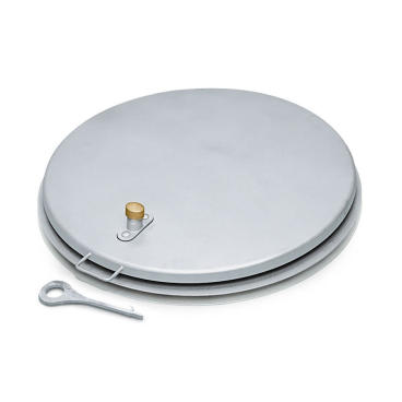 Zarges Brunnenabdeckung, rund ohne Belüftungskamin aus Edelstahl mit Isolierung Durchmesser 625 mm 1 Stück - Bild-Darstellung des Produktes 1