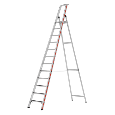 Hymer Stufenstehleiter R13 mit Plattform 12 Stufen 1 Stück - Bild-Darstellung des Produktes 1